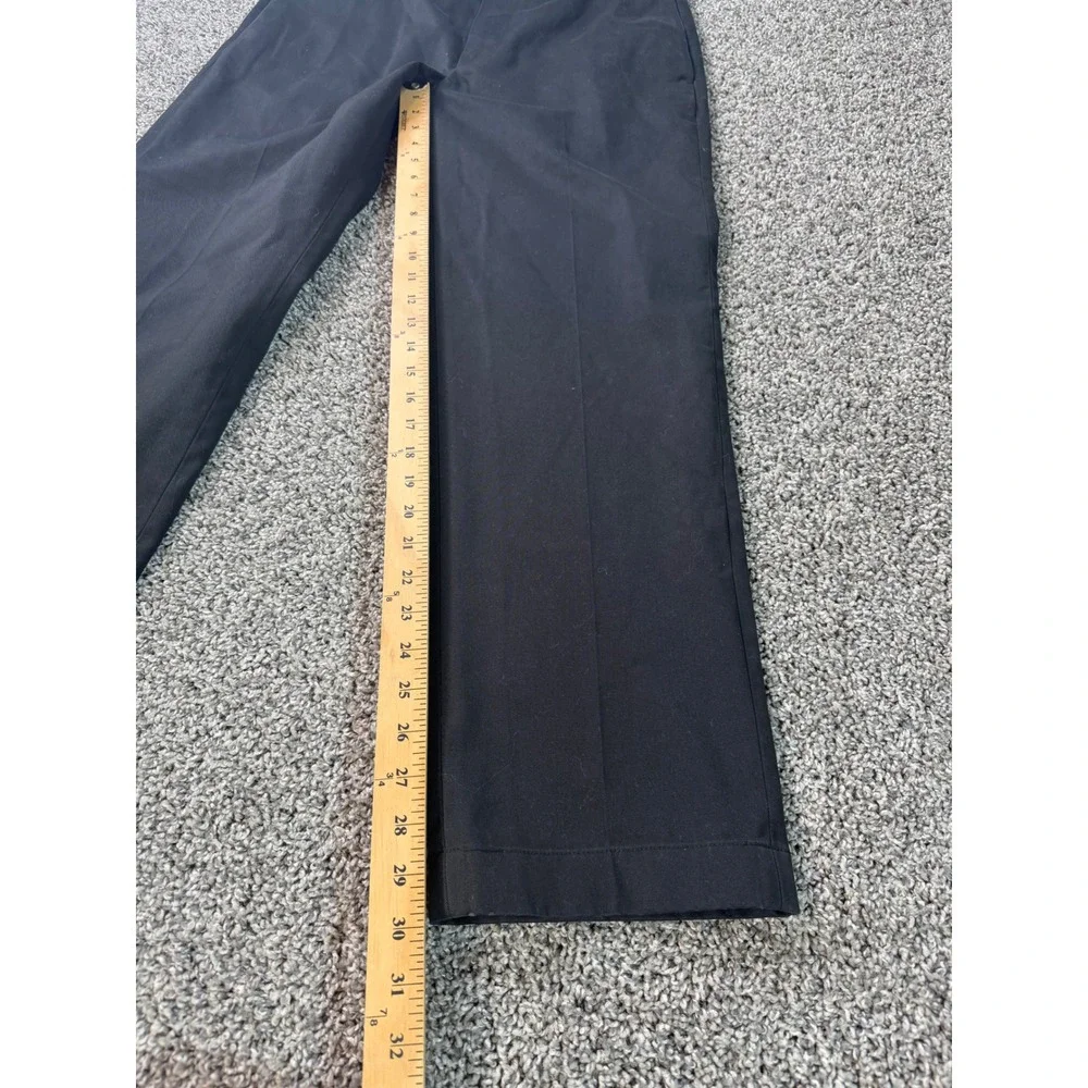 Brooks Brothers 346 Advantage Chino Clark Fit Black Cotton Pants Mens 33x30
